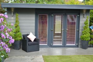 Insulated garden room used for a home business